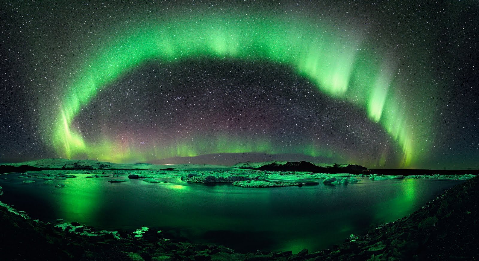 Resultado de imagen para aurora boreal circular