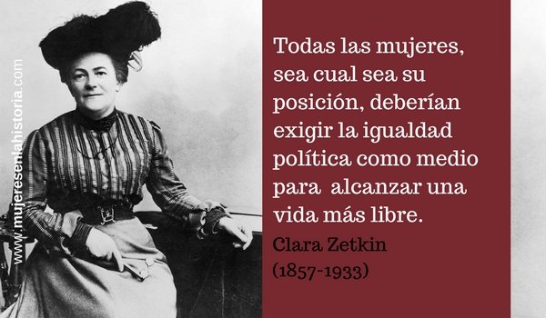 Resultado de imagen para Clara Zetkin