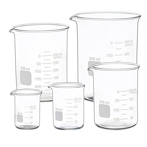 Materiales de laboratorio: tubos, vasos, matraces y probetas 3