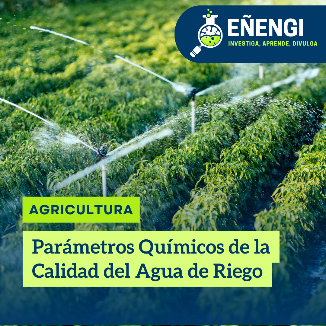 Parámetros químicos de la calidad del agua para riego